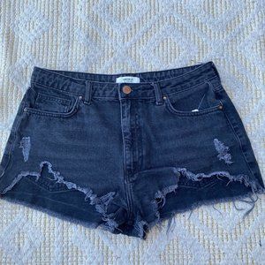 Forever 21 Black Jean Shorts